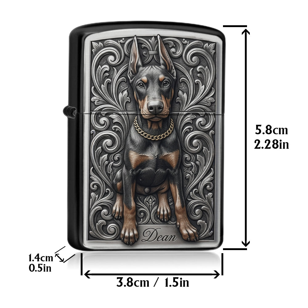 Personalized Black and White Dalmatian Lighter Custom Pet Owner Gift