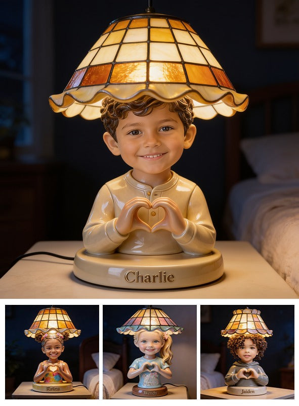 Personalized Latino Little Boy Acrylic LED Night Light Son Grandson Nephew Gift