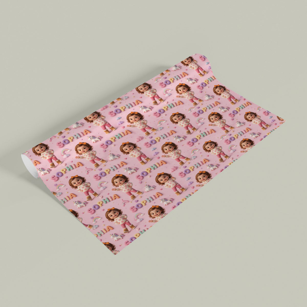 Personalized 45th Birthday Middle-Aged Woman Wrapping Paper Gift for Mom Wife