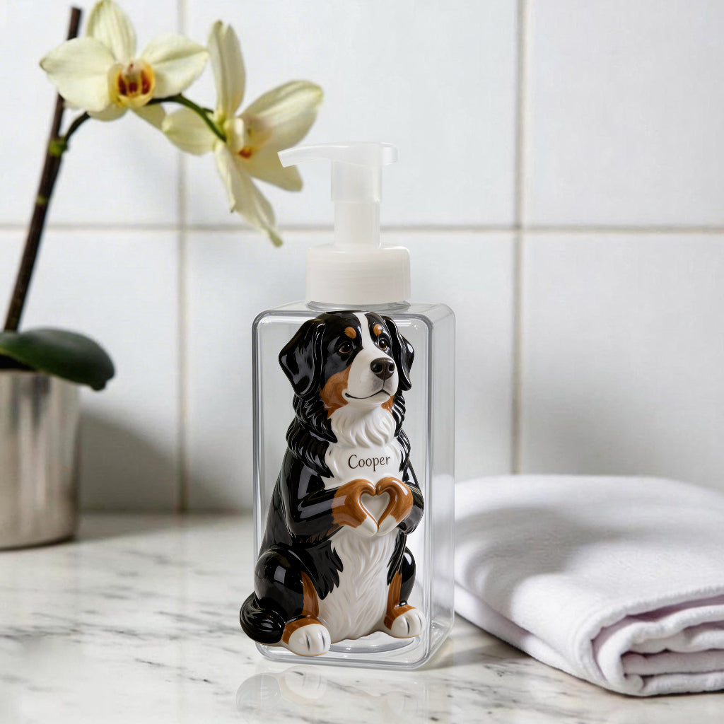 Personalized Adult Golden Retriever Soap Dispenser Dog Lover Bathroom Decor