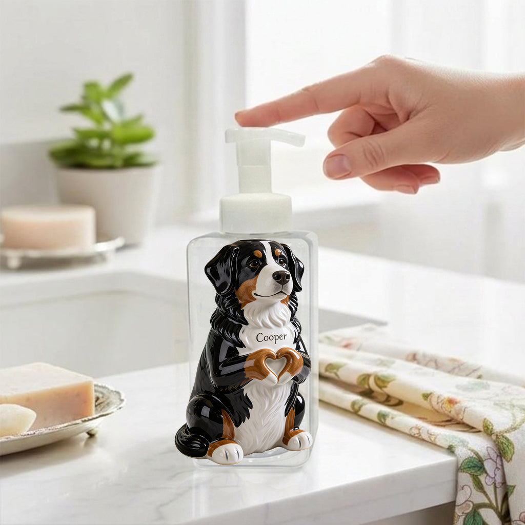 Personalized Adult Golden Retriever Soap Dispenser Dog Lover Bathroom Decor