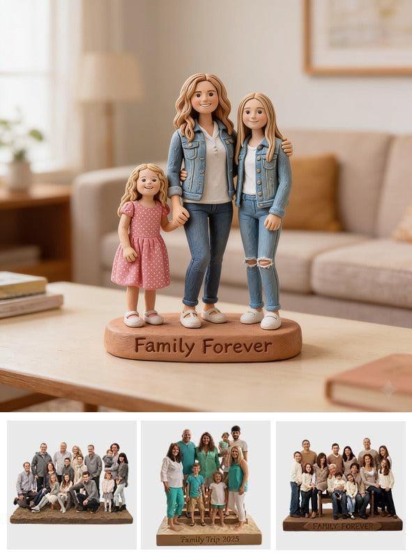 Personalized Single Mom Family Custom Shaped Acrylic Plaque Keepsake