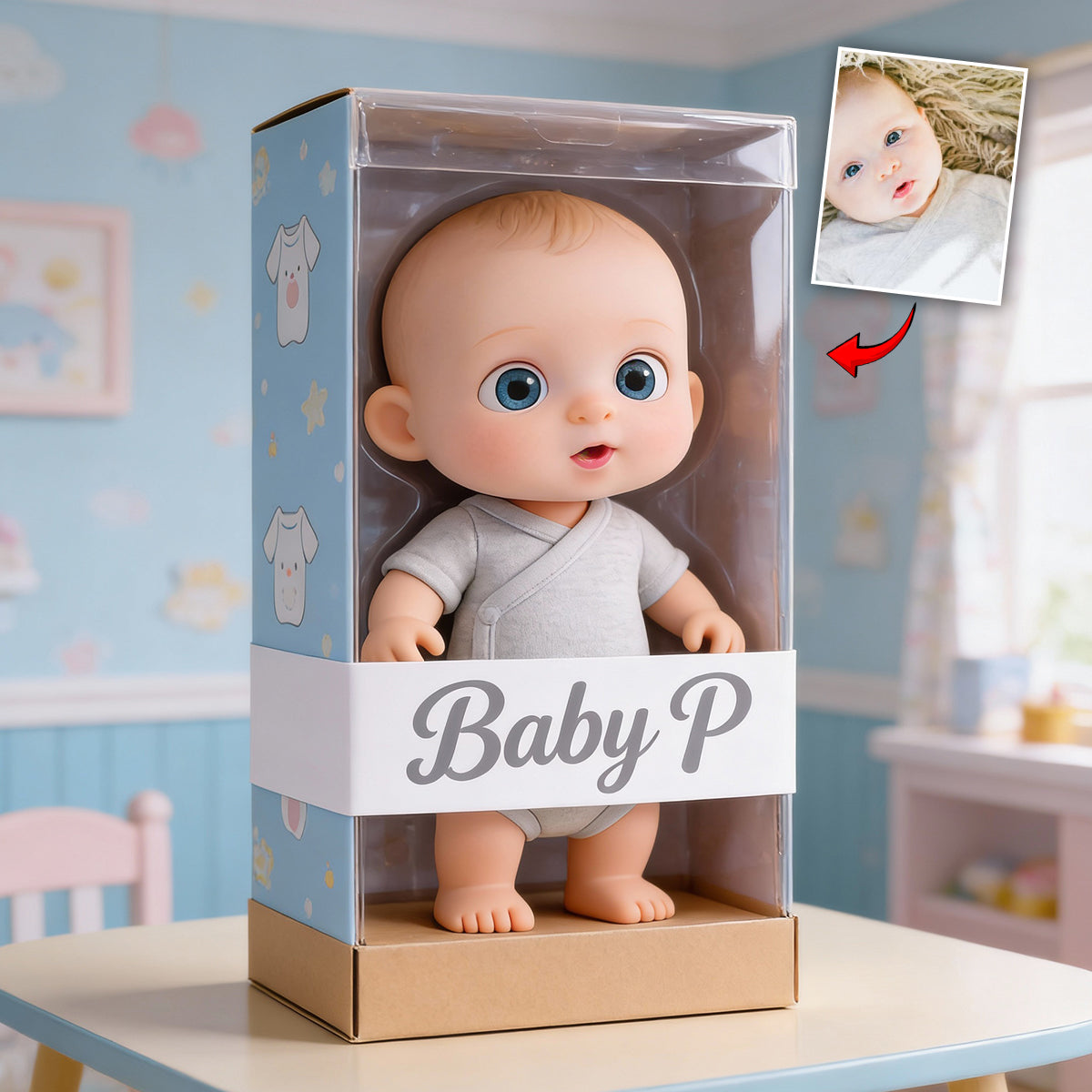 Personalized Little Boy Custom Shaped Acrylic Plaque, Kid Keepsake Gift