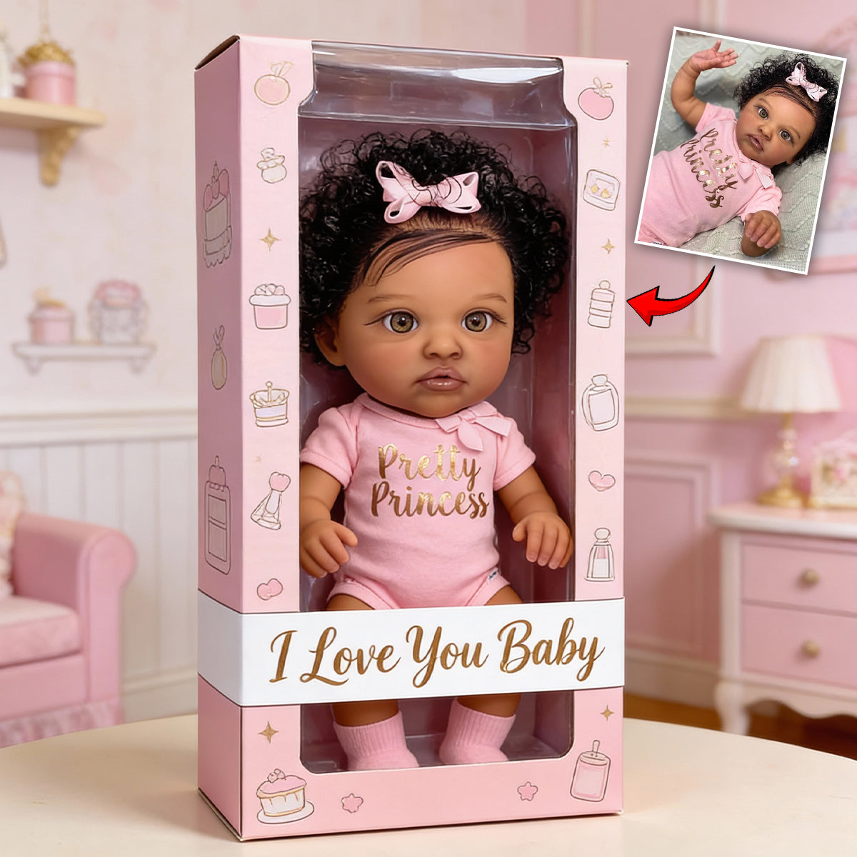Personalized Little Girl Custom Shaped Acrylic Plaque - Gift for Daughter Granddaughter Niece