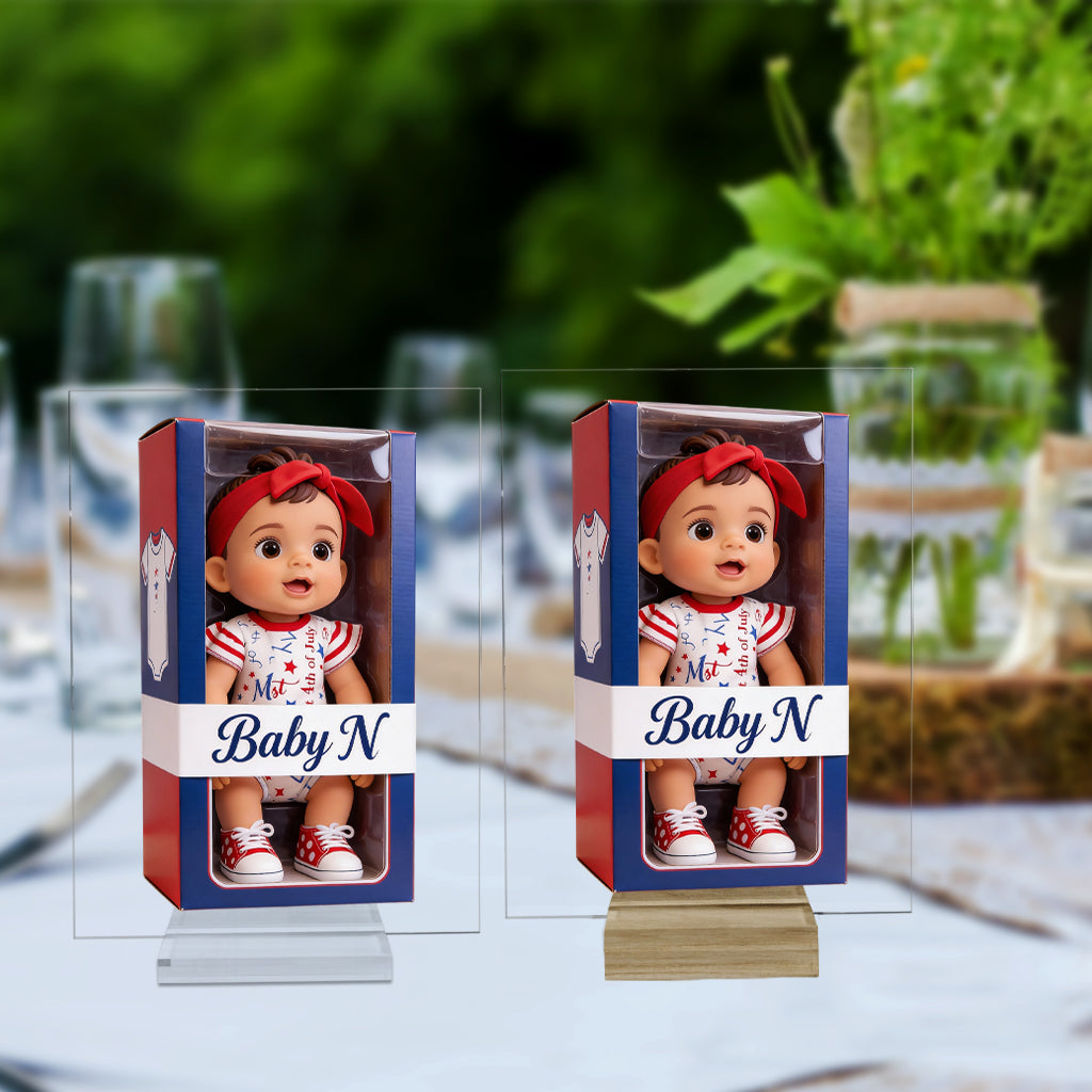 Personalized Little Boy Custom Shaped Acrylic Plaque, Kid Keepsake Gift
