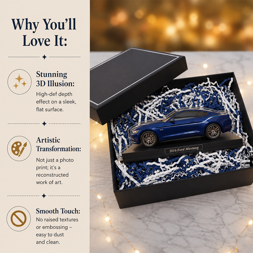 Personalized White Chevrolet Silverado Pickup Truck Custom Shaped Acrylic Plaque Car Lover Gift