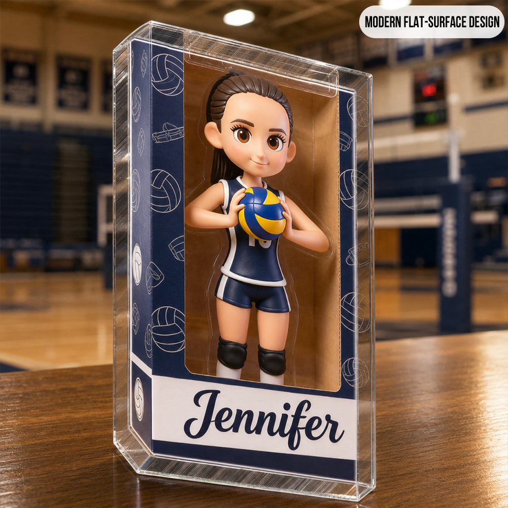 Personalized Female Youth Volleyball Player Custom Shaped Acrylic Plaque Sports Gift
