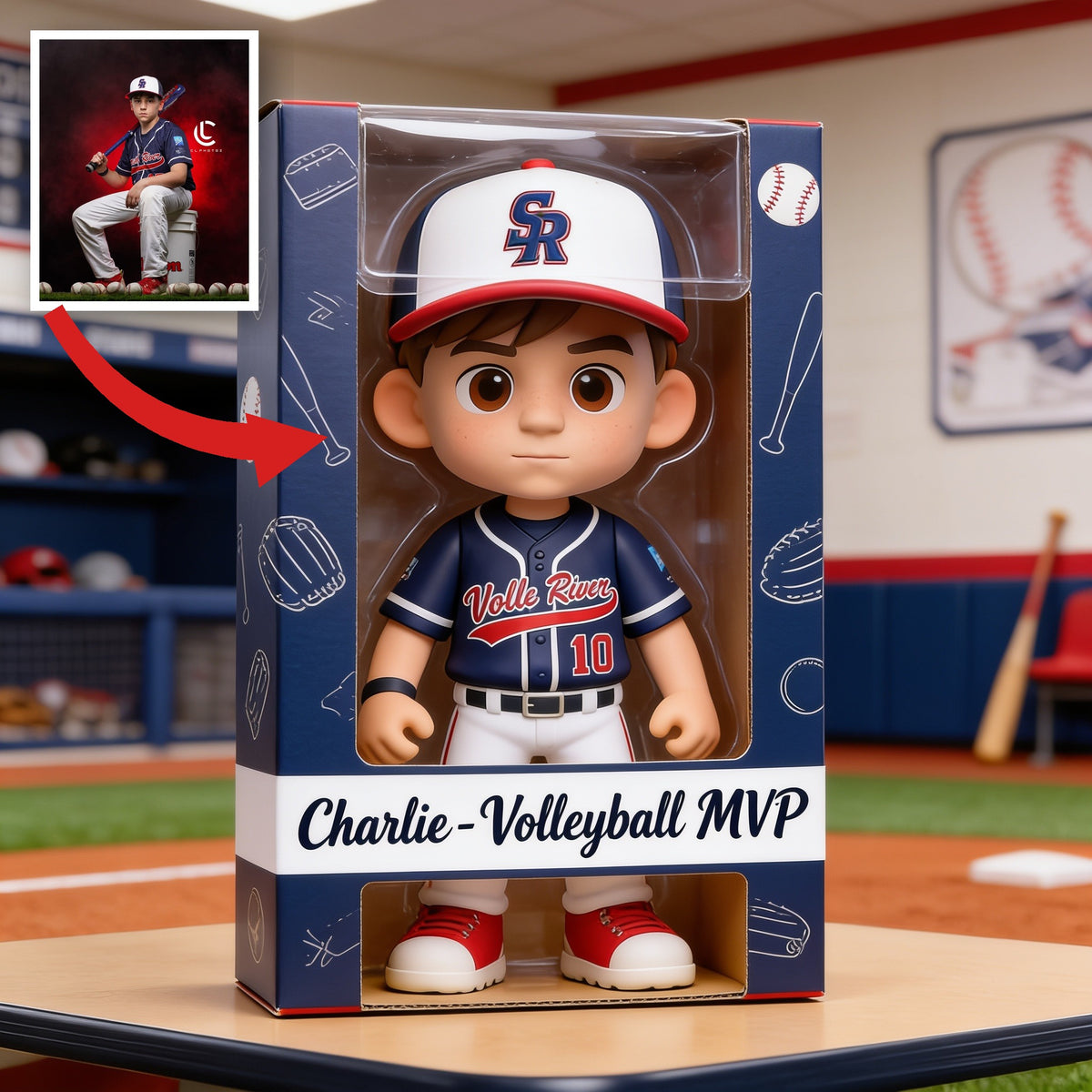 Personalized Latino Youth Baseball Player Custom Shaped Acrylic Plaque Baseball Fan Gift