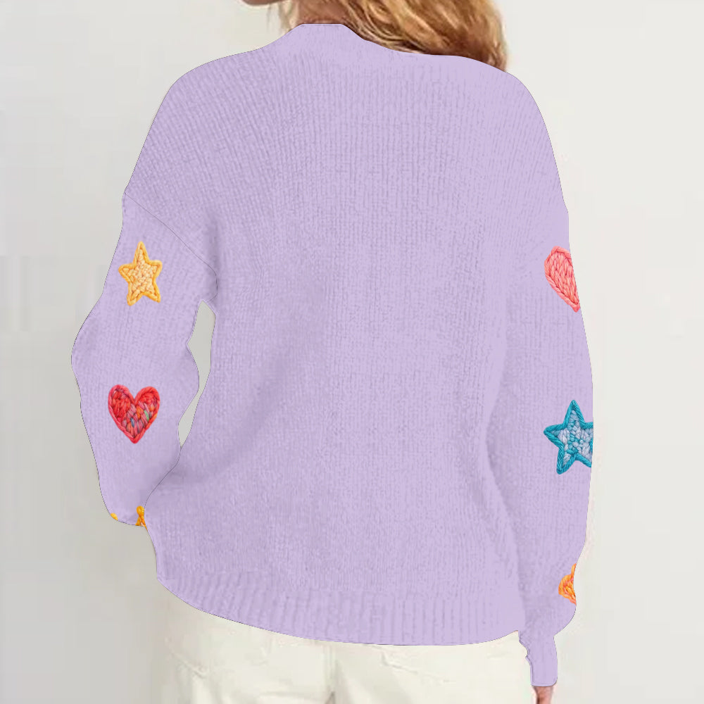 Personalized Little Boy Kids Cardigan Sweater Custom Name Gift for Son Grandson