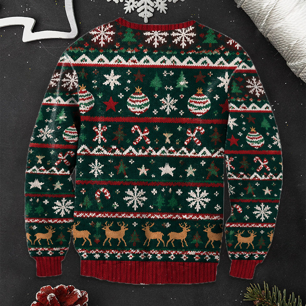 Custom Photo Christmas Yorkshire Terrier Funny Ugly Sweater Dog Lover Gift
