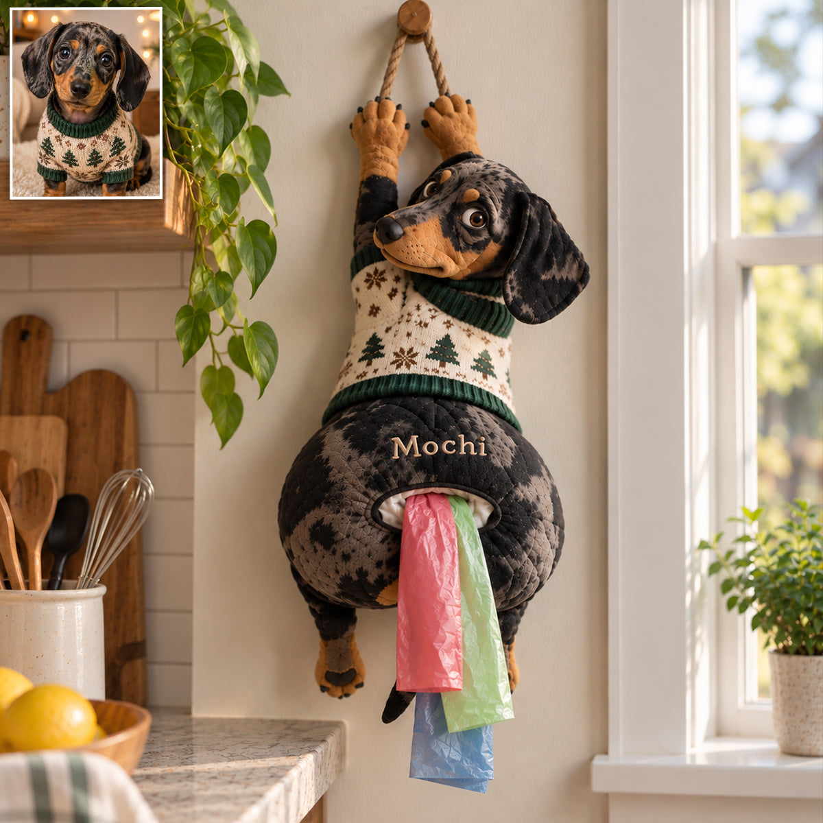 Personalized Fawn & White Adult Bulldog Pull-Out Organizer Home Storage