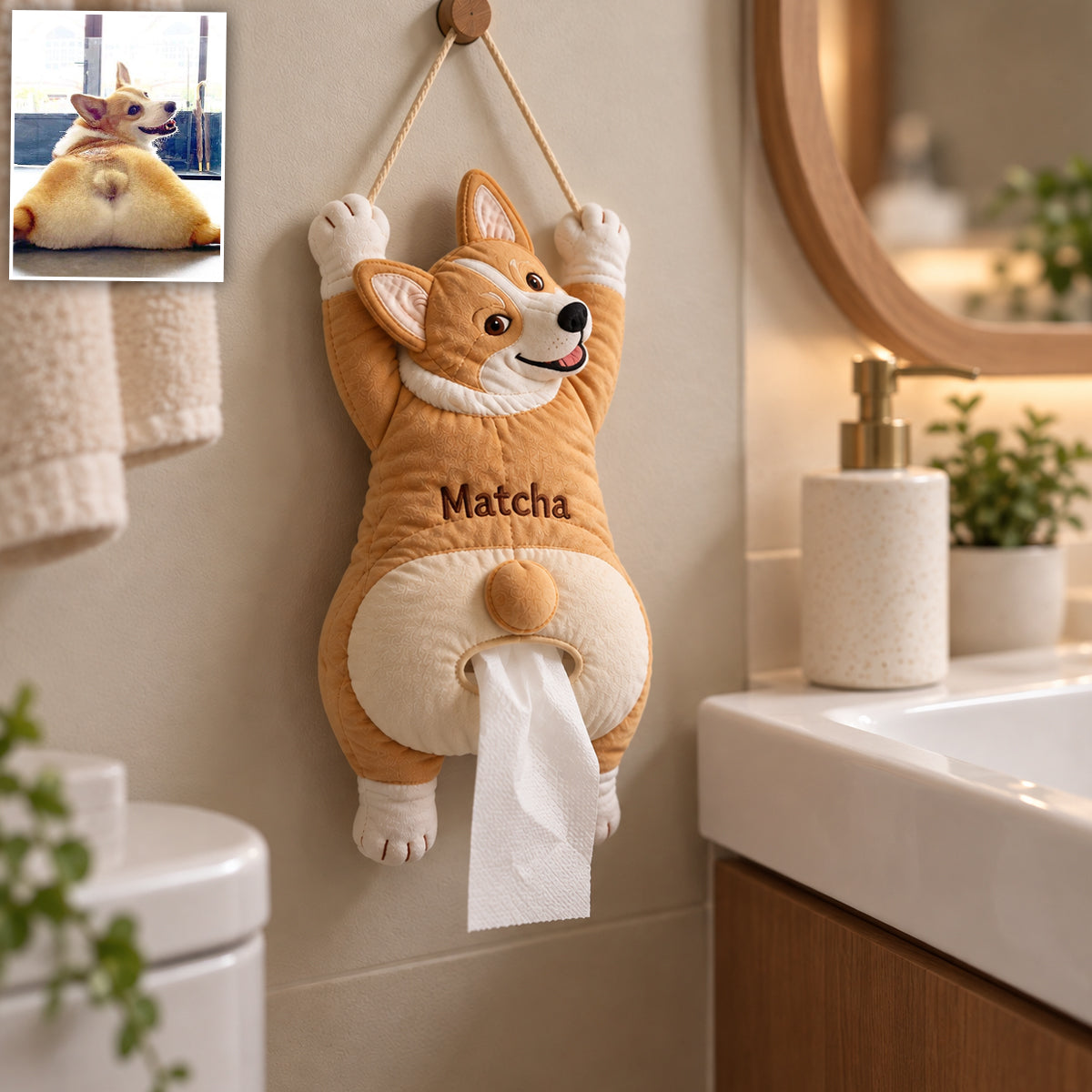 Personalized Fawn & White Adult Bulldog Pull-Out Organizer Home Storage