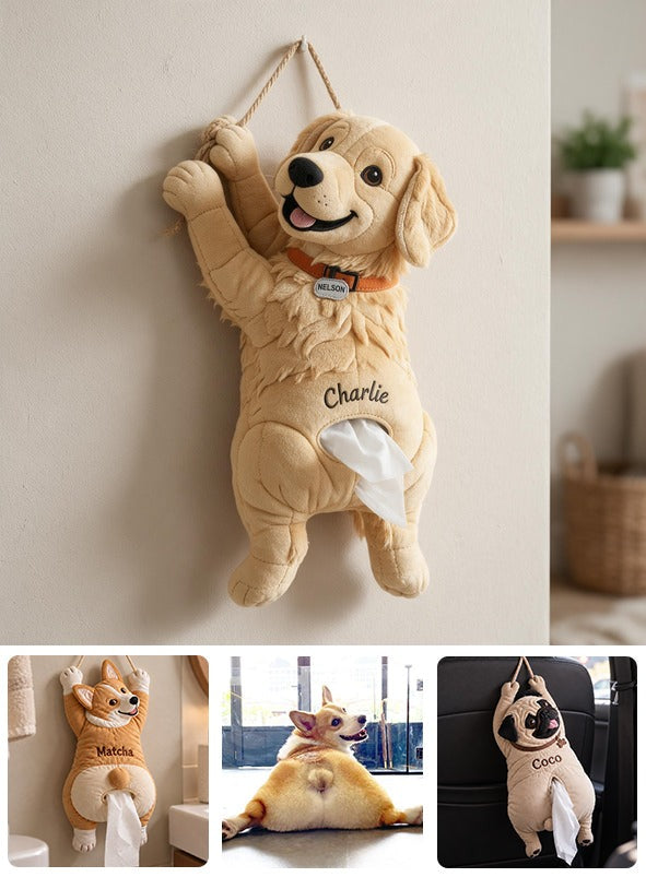 Personalized Adult Golden Retriever Pull-Out Organizer Dog Lover Home Storage