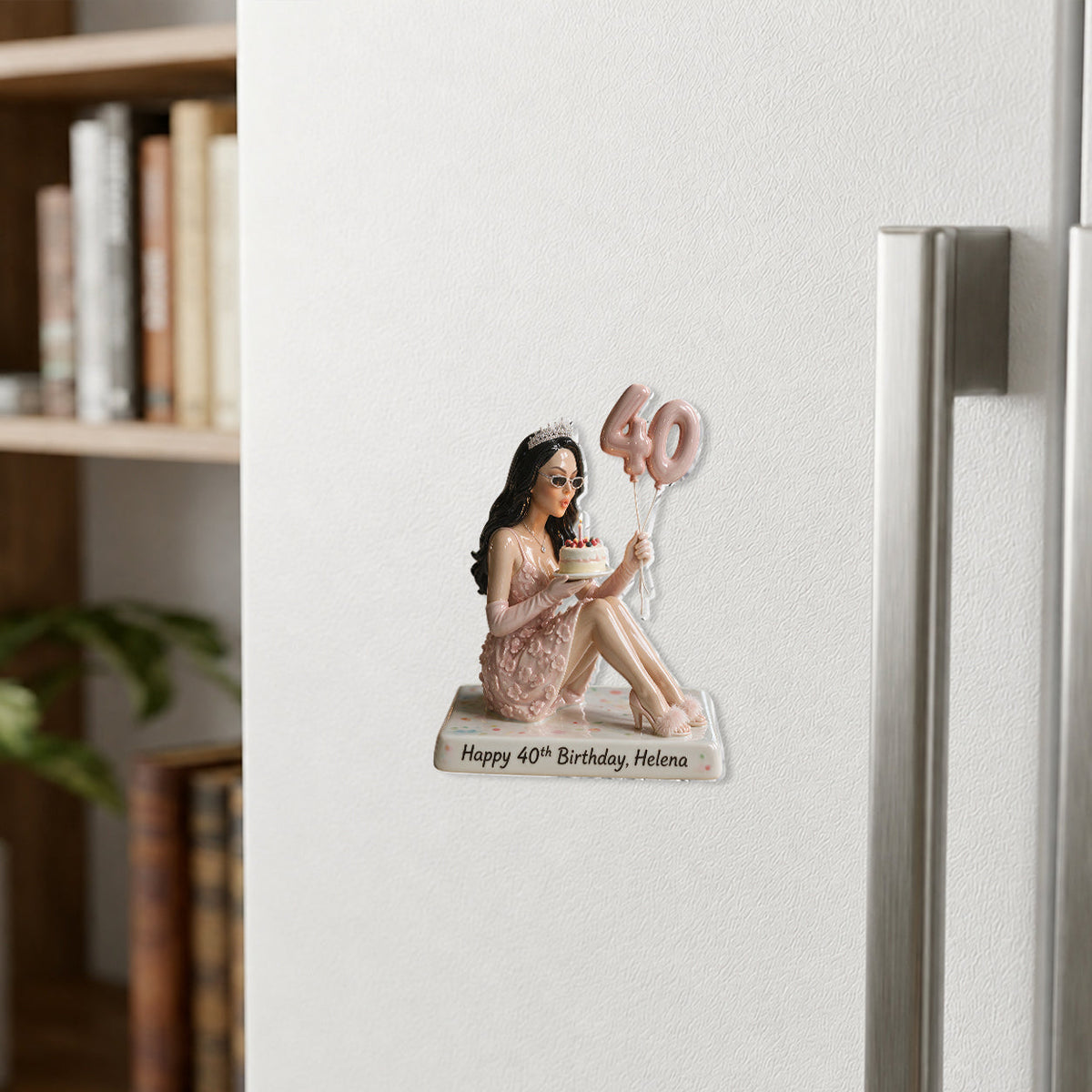 Personalized 70th Birthday Older Woman 3D Plaque Keepsake Gift