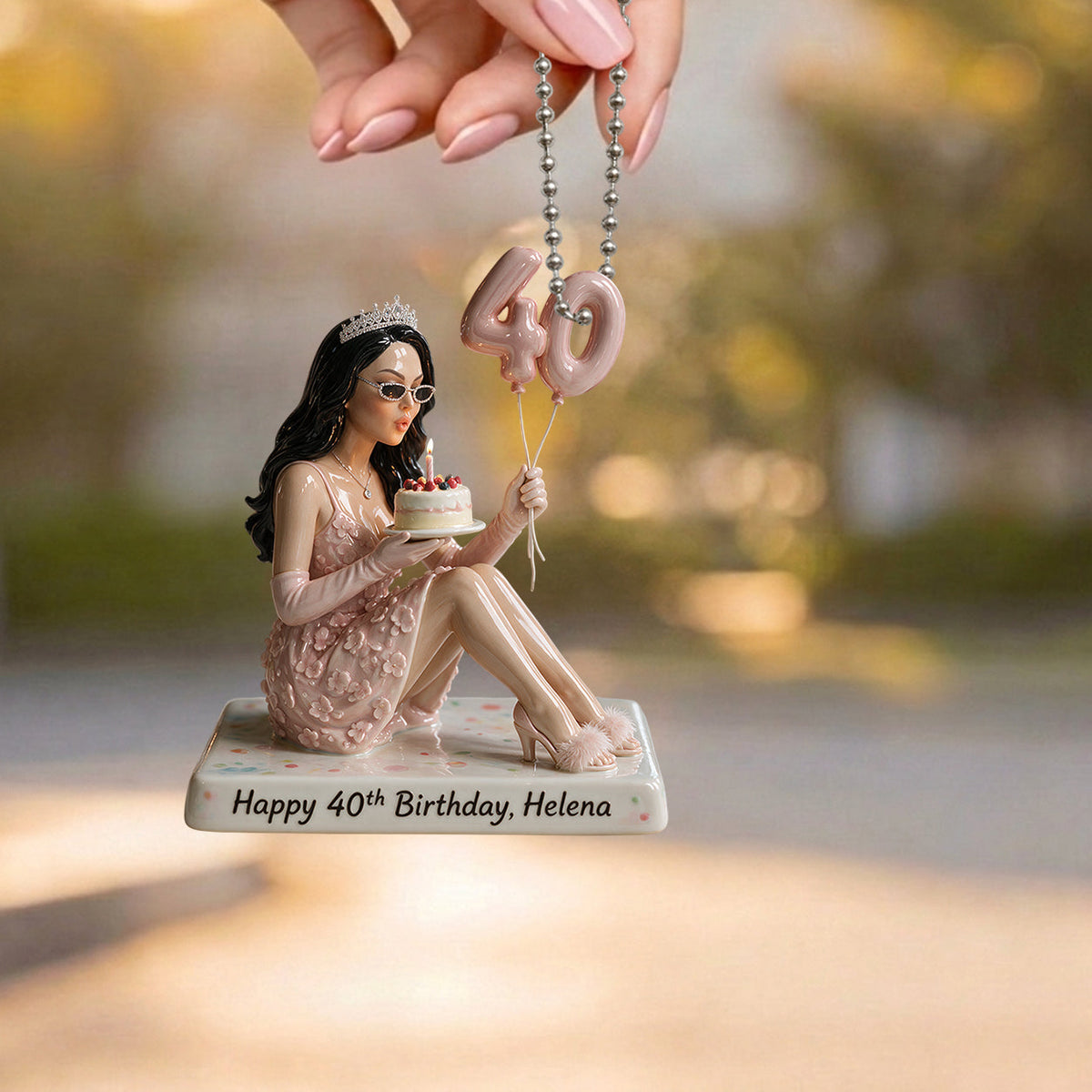 Personalized 45th Birthday Middle-Aged Woman 3D Plaque Keepsake Gift