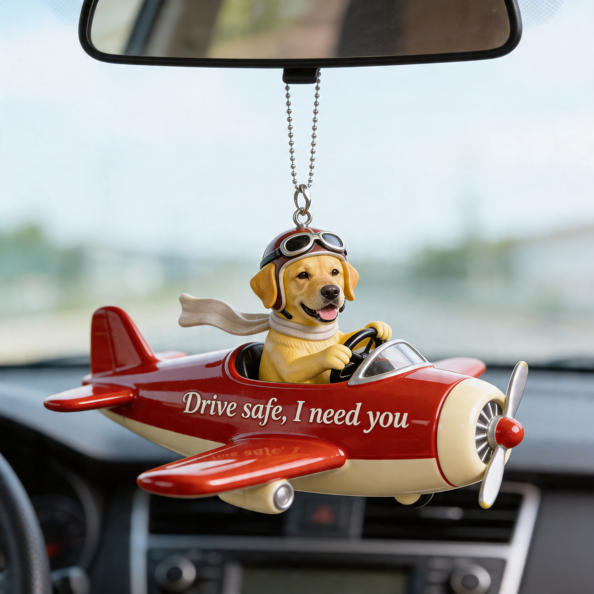 Custom Photo Adult Black and Tan German Shepherd Car Ornament Dog Lover Gift