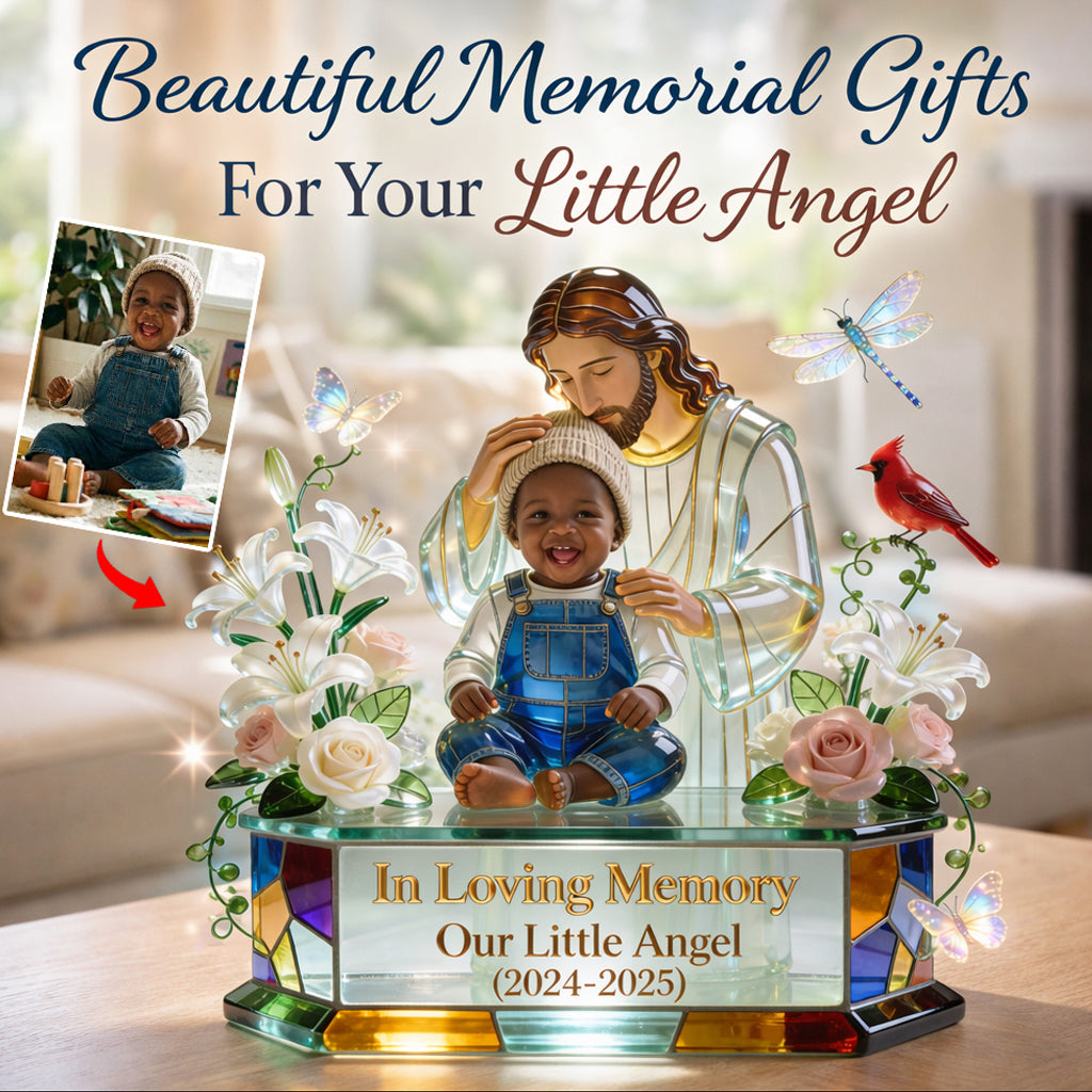 Personalized In Loving Memory Latino Man Custom Acrylic Memorial Plaque