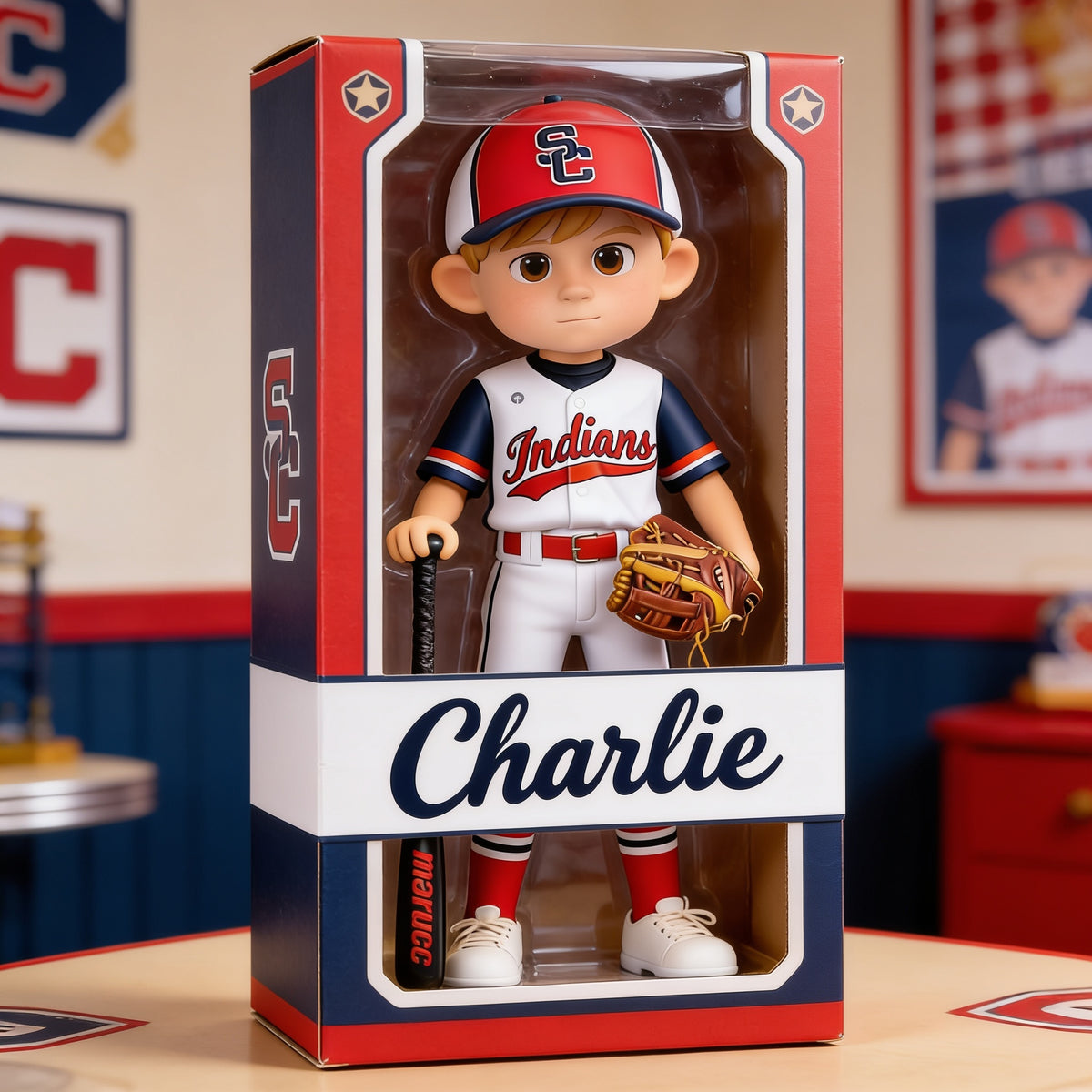 Personalized Youth Baseball Player Shaped Acrylic Plaque Sports Fan Desk Gift