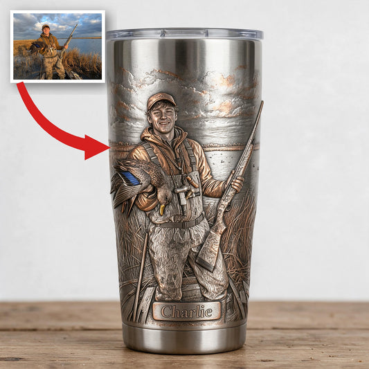 Personalisierter Tumbler für Entenjagd Geschenk
