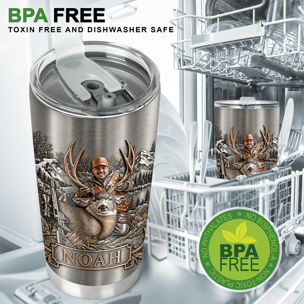 Personalized Latino Duck Hunter Tumbler, Duck Hunting Gift
