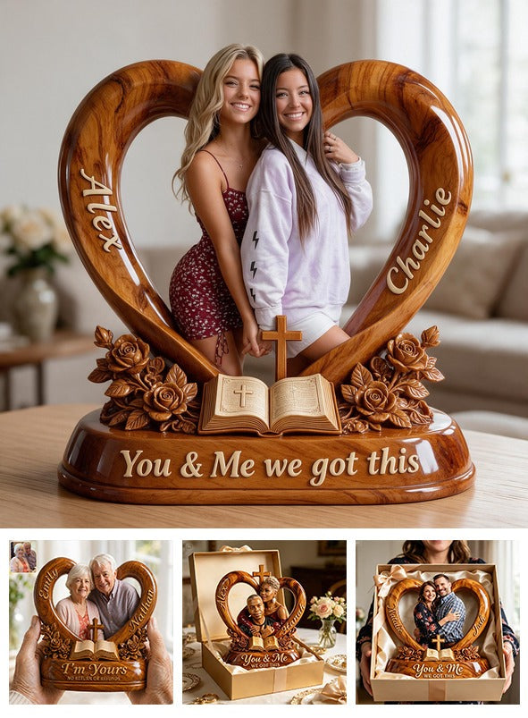 Personalized Custom Photo Lesbian Couple Acrylic Plaque LGBT Relationship Keepsake
