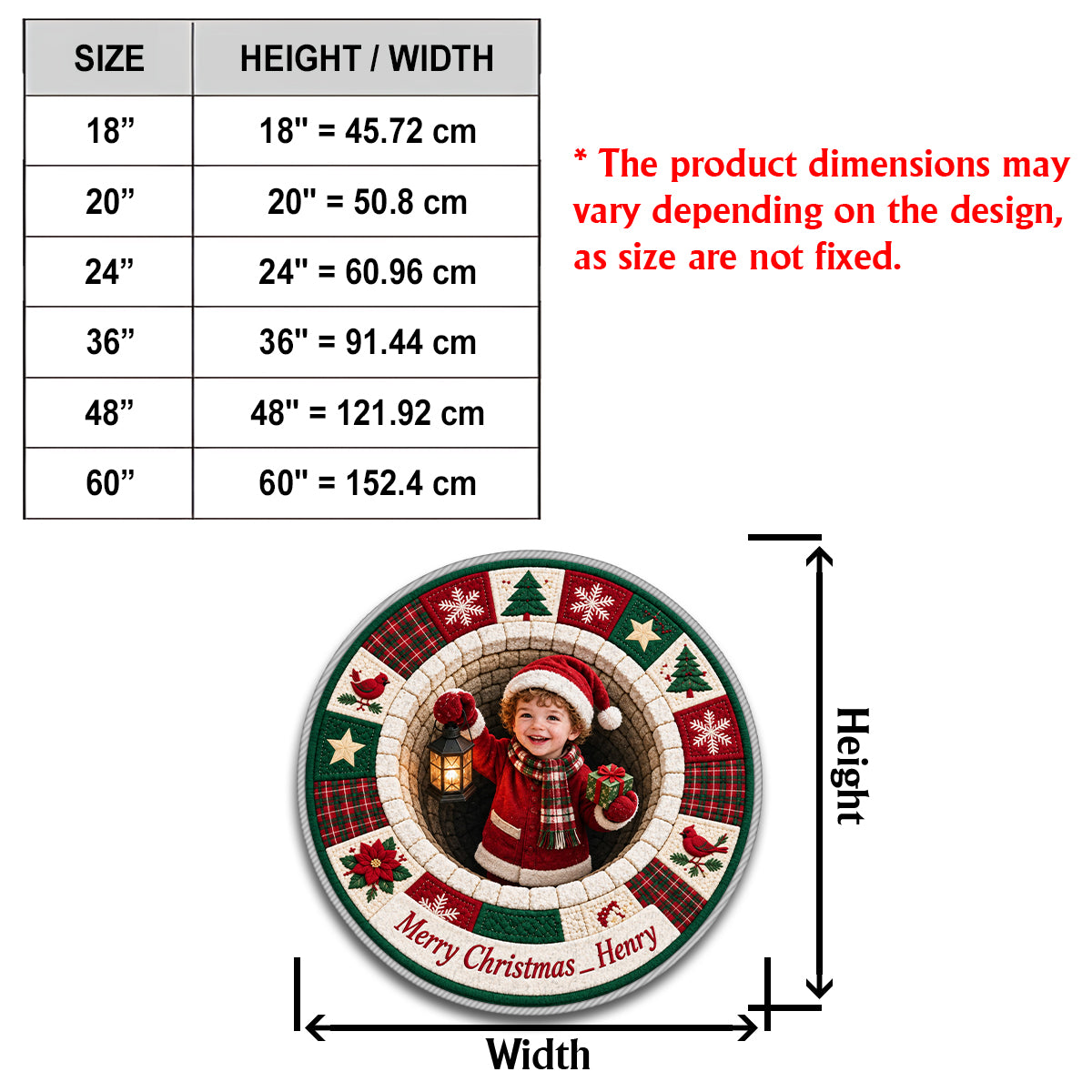 Personalized Christmas Latino Little Boy Non-Slip Tufted Rug Holiday Decor
