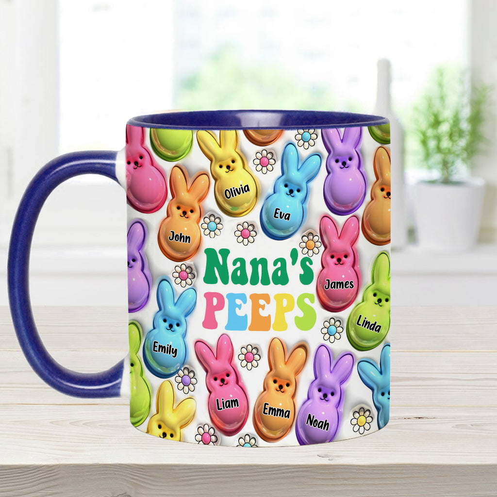 My Peeps - Personalized Grandma Accent Mug