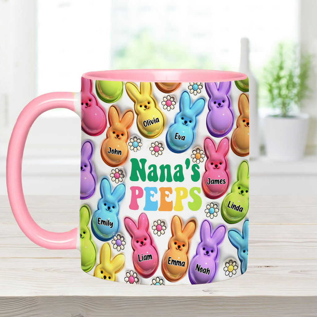 My Peeps - Personalized Grandma Accent Mug