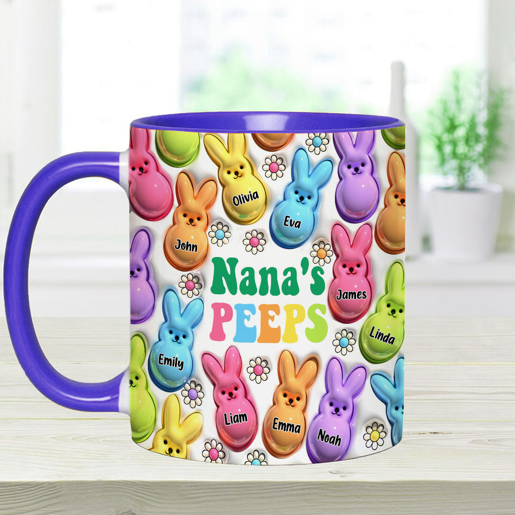 My Peeps - Personalized Grandma Accent Mug