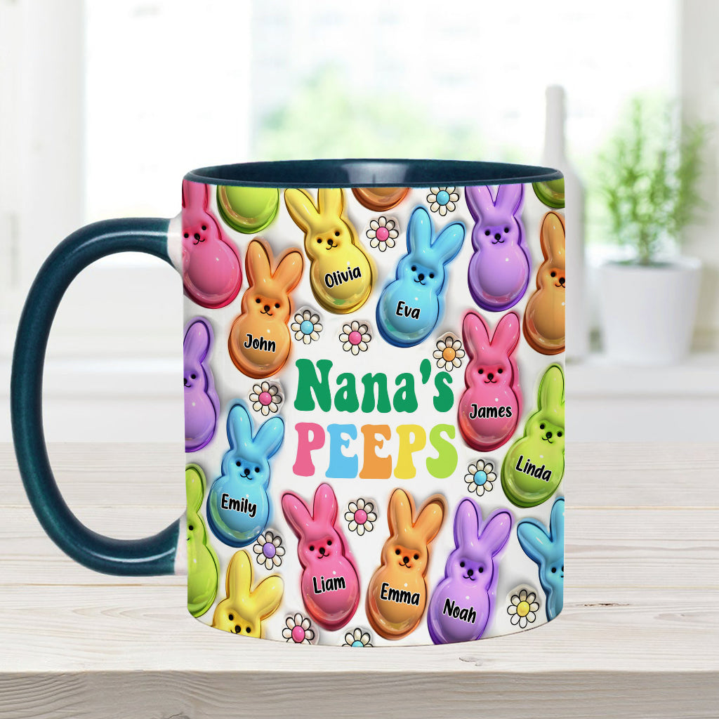 My Peeps - Personalized Grandma Accent Mug
