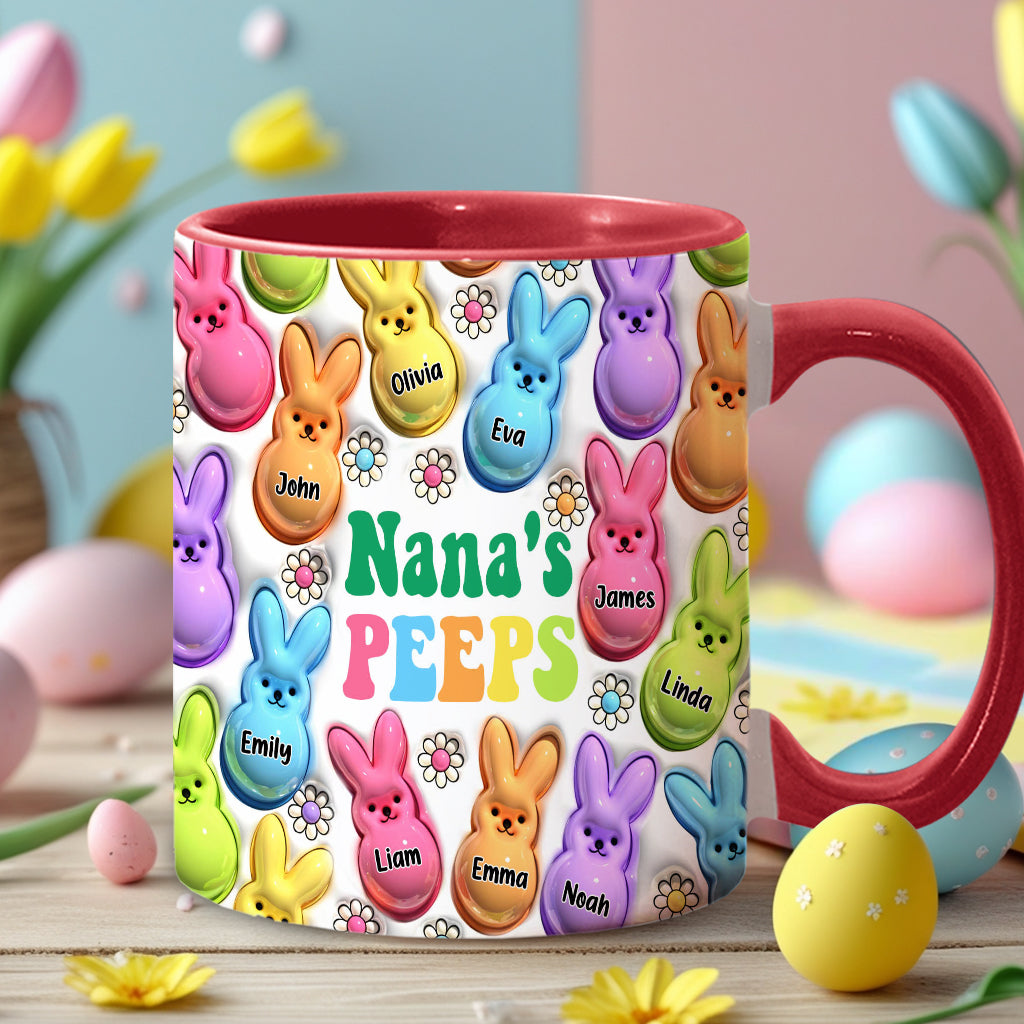 My Peeps - Personalized Grandma Accent Mug