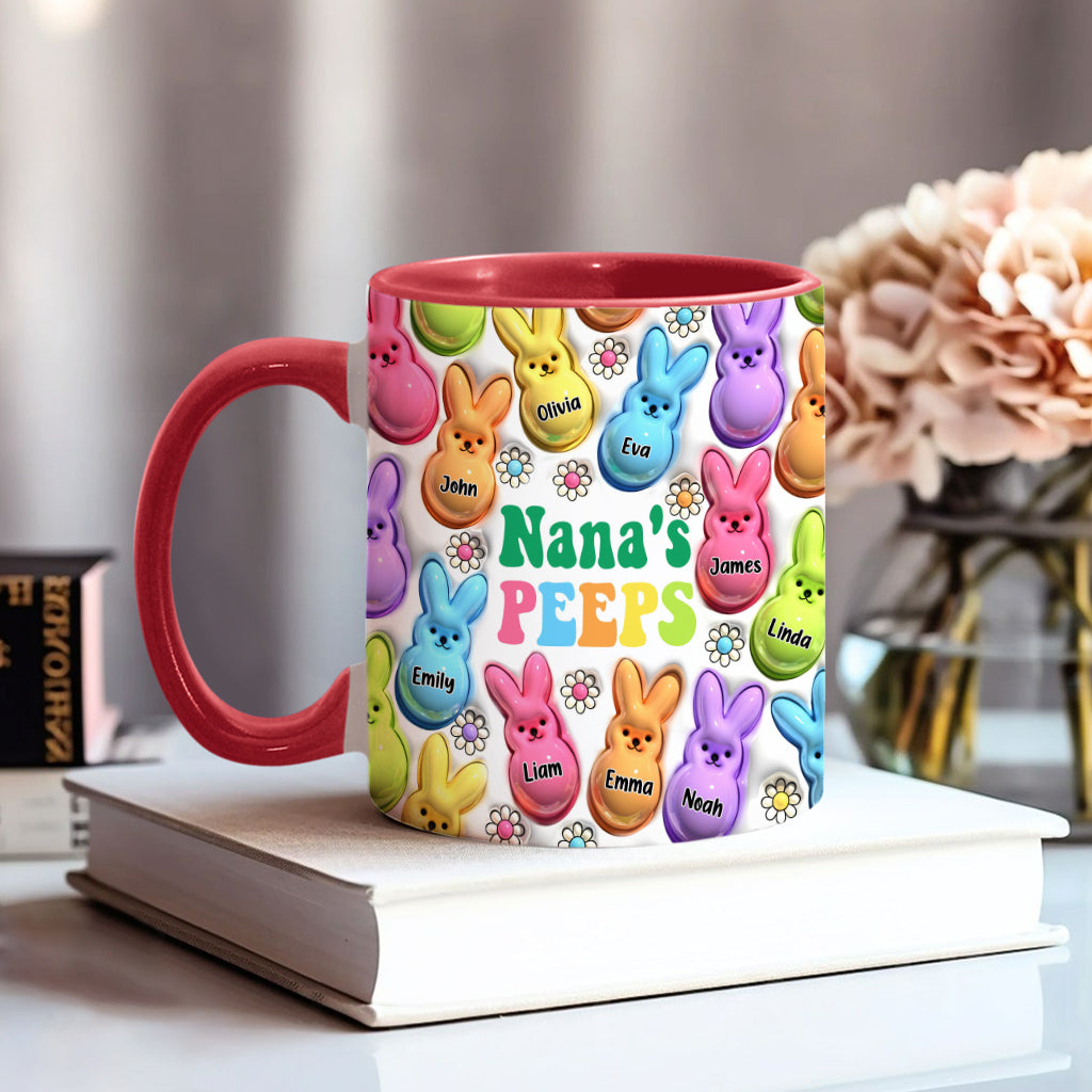 My Peeps - Personalized Grandma Accent Mug