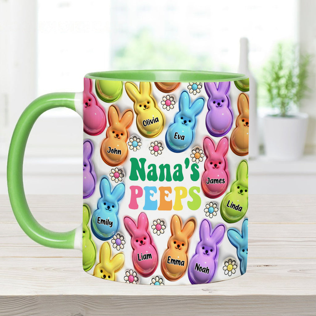 My Peeps - Personalized Grandma Accent Mug