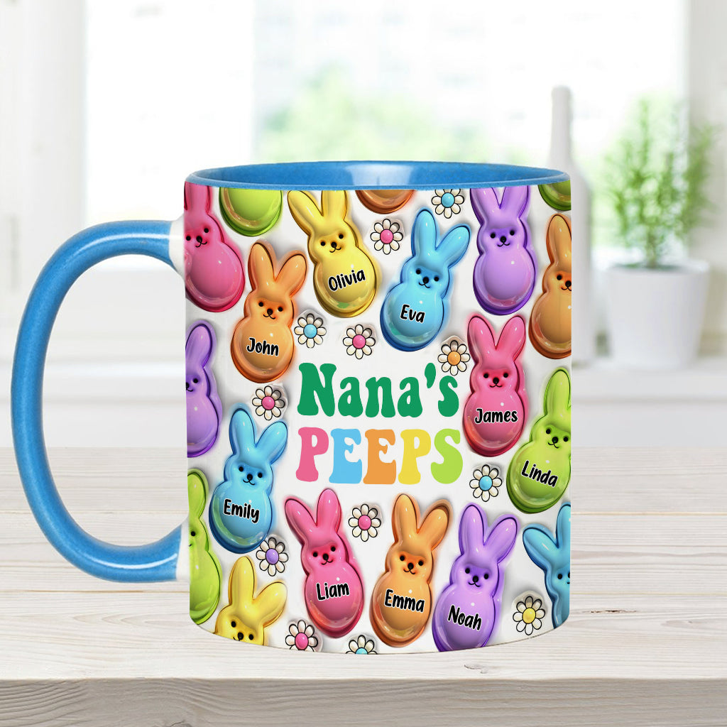 My Peeps - Personalized Grandma Accent Mug