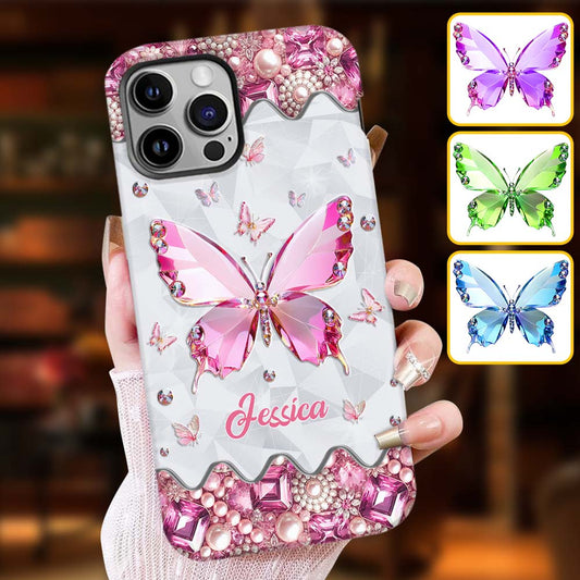 Love Butterfies - Personalized Butterfly Full Print Phone Case