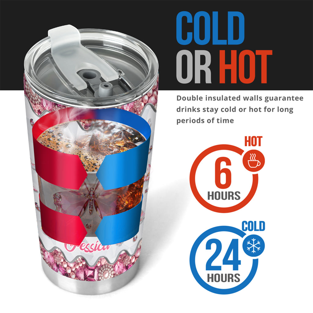 Schmetterlinge lieben – personalisierter Schmetterlingsbecher