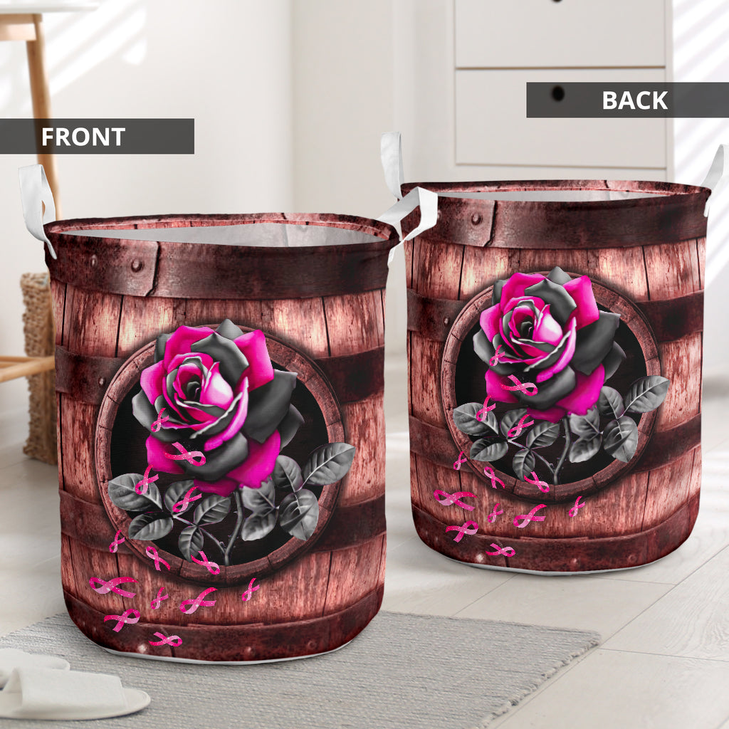 Aufbewahrungskorb „Glaube, Hoffnung, Liebe“ zur Sensibilisierung für Brustkrebs 0622