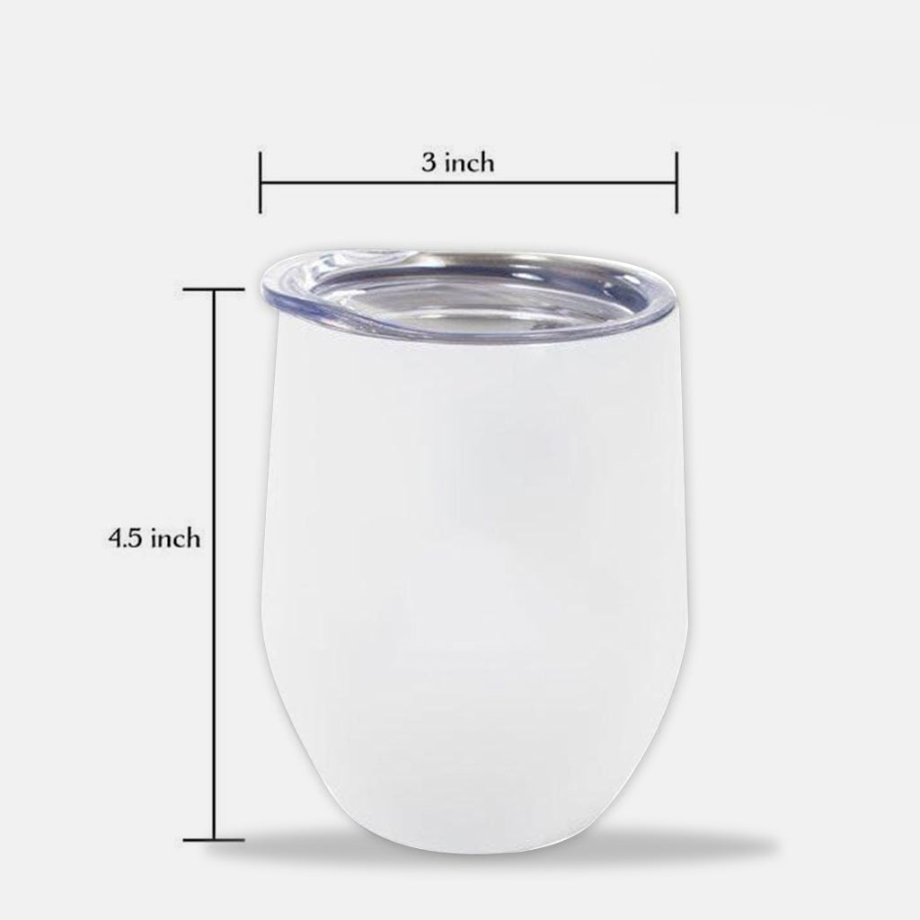 Sei du selbst – Personalisierter Yoga-Weinbecher