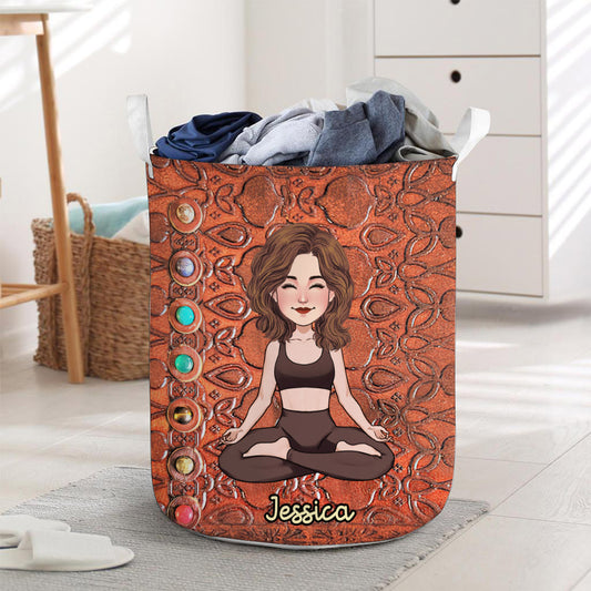 Namaste - Personalized Yoga Storage Basket