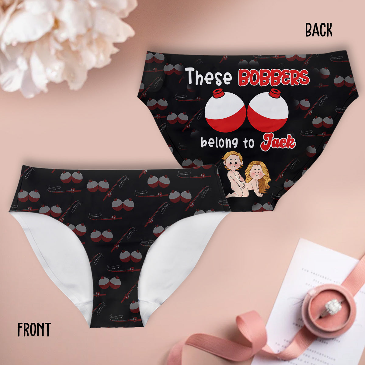 Belong To You – Personalisierte Angel-Slips für Damen und Boxershorts für Herren