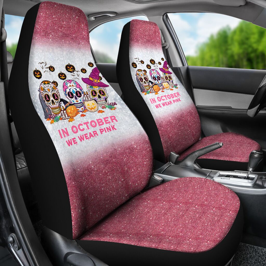 Im Oktober tragen wir rosa Sitzbezüge zur Sensibilisierung für Brustkrebs 0622