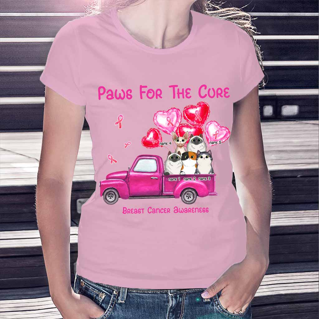 Paws For The Cure – Personalisiertes T-Shirt und Hoodie zur Sensibilisierung für Brustkrebs