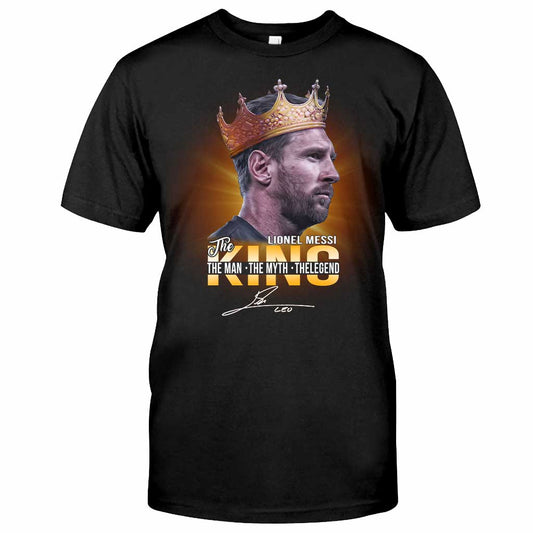 Der König, der Mythos, die Legende – Fußball-T-Shirt und Hoodie