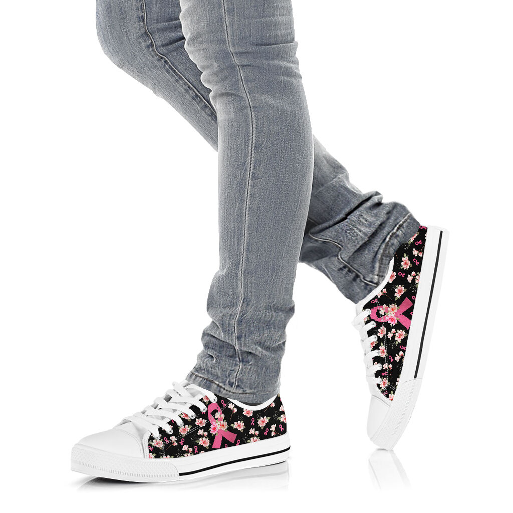 Brustkrebsbewusstsein Brustkrebsbewusstsein Low-Top-Schuhe 0622
