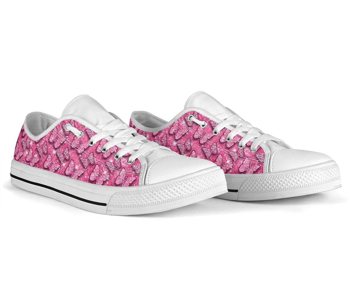 Brustkrebsbewusstsein Brustkrebsbewusstsein Low-Top-Schuhe 0622