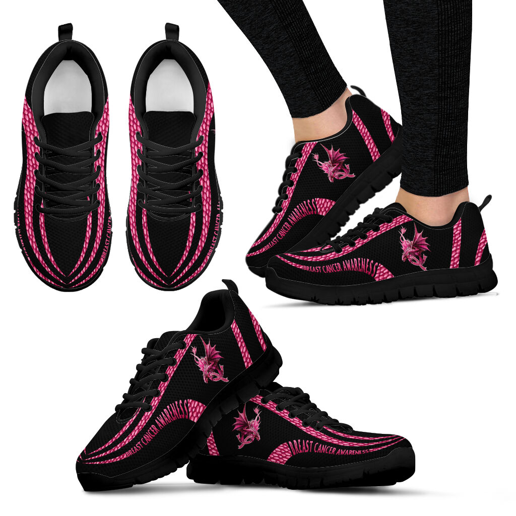 Breast Cancer Warrio Breast Cancer Awareness Sneakers 0622