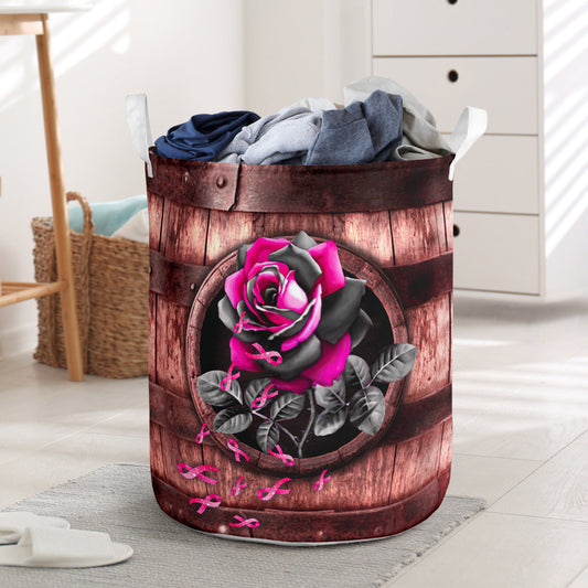 Aufbewahrungskorb „Glaube, Hoffnung, Liebe“ zur Sensibilisierung für Brustkrebs 0622