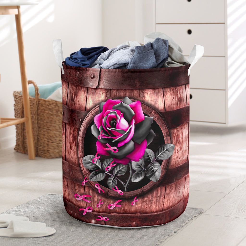 Aufbewahrungskorb „Glaube, Hoffnung, Liebe“ zur Sensibilisierung für Brustkrebs 0622