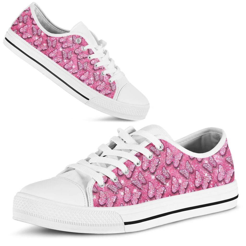 Brustkrebsbewusstsein Brustkrebsbewusstsein Low-Top-Schuhe 0622