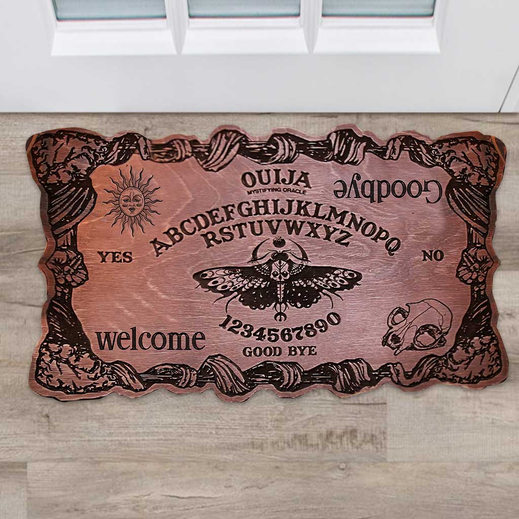 Ouija Willkommen Abschied - Fußmatte in Hexenform